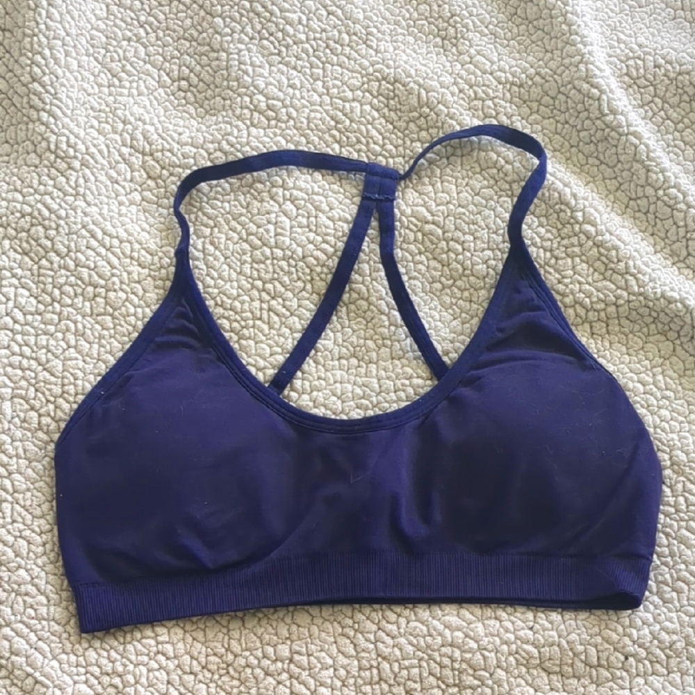 Medium Fabletics Deep Violet Sports Bra